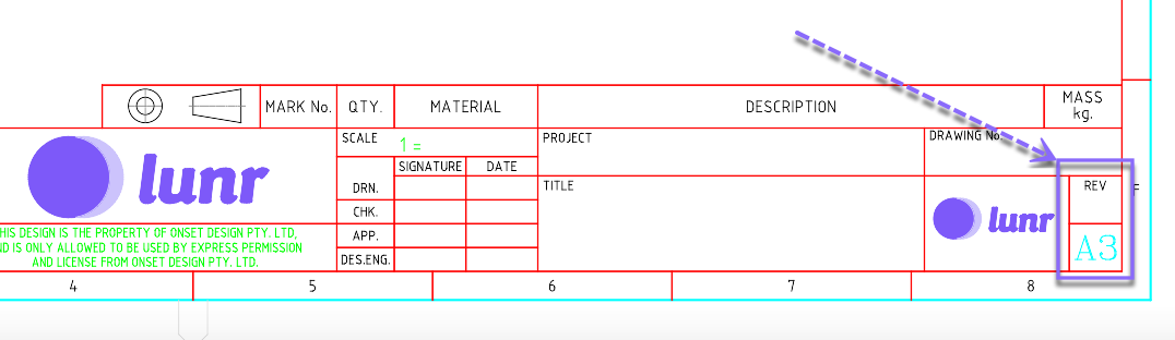 Drawing Title Block Rev